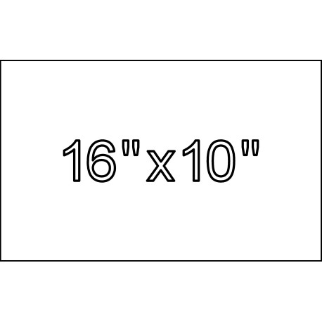 16"x10"x4" Size Marker | Flat Granite Marker