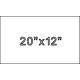 20"x12"x4" Size Marker | Flat Granite Marker