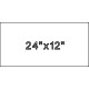 24"x12"x4" Size Marker | Flat Granite Marker