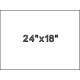 24"x18"x4" Size Marker | Flat Granite Marker