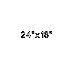 24"x18"x4" Size Marker | Flat Granite Marker