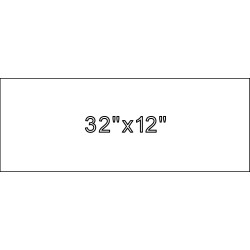 32"x12"x4" Size Marker | Flat Granite Marker