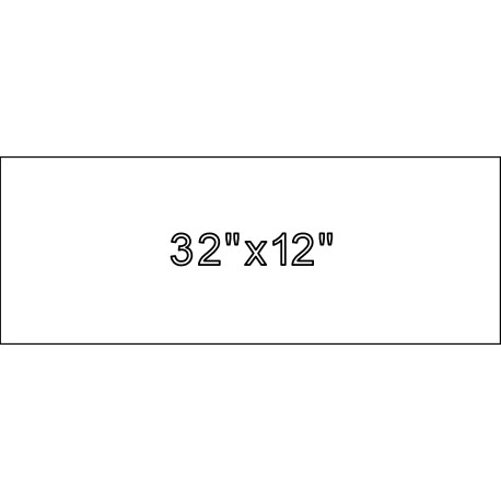 32"x12"x4" Size Marker | Flat Granite Marker