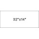32"x14"x4" Size Marker | Flat Granite Marker