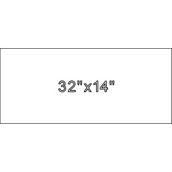 32"x14"x4" Size Marker | Flat Granite Marker