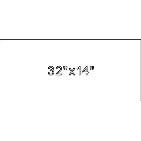 32"x14"x4" Size Marker | Flat Granite Marker
