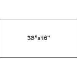 36"x18"x4" Size Marker | Flat Granite Marker