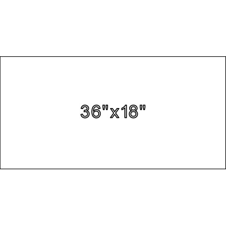 36"x18"x4" Size Marker | Flat Granite Marker