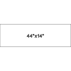 44"x14"x4" Size Marker | Flat Granite Marker