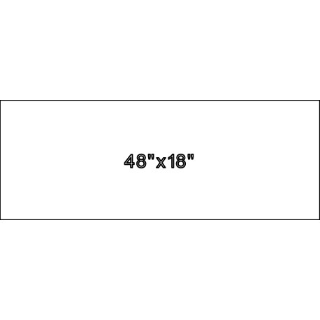 48"x18"x4" Size Marker | Flat Granite Marker